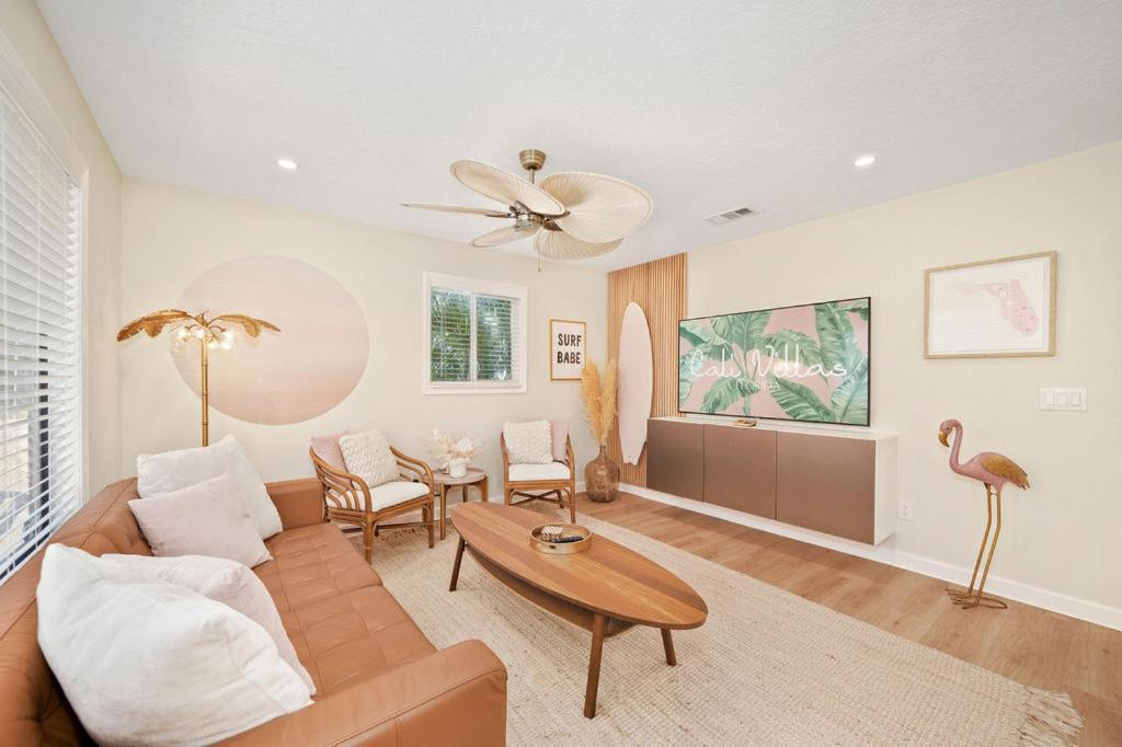 Luxury Villa 3 Blocks From The Beach With Pool A Fire Pit And Outdoor Oasis Cap Carnaveral Extérieur photo